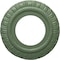 Ekena Millwork Claremont Ceiling Medallion (Fits Canopies up to 5 5/8"), 9"OD x 4 1/2"ID x 1/2"P, Athenian Green CM09CLAGF - alternate 1